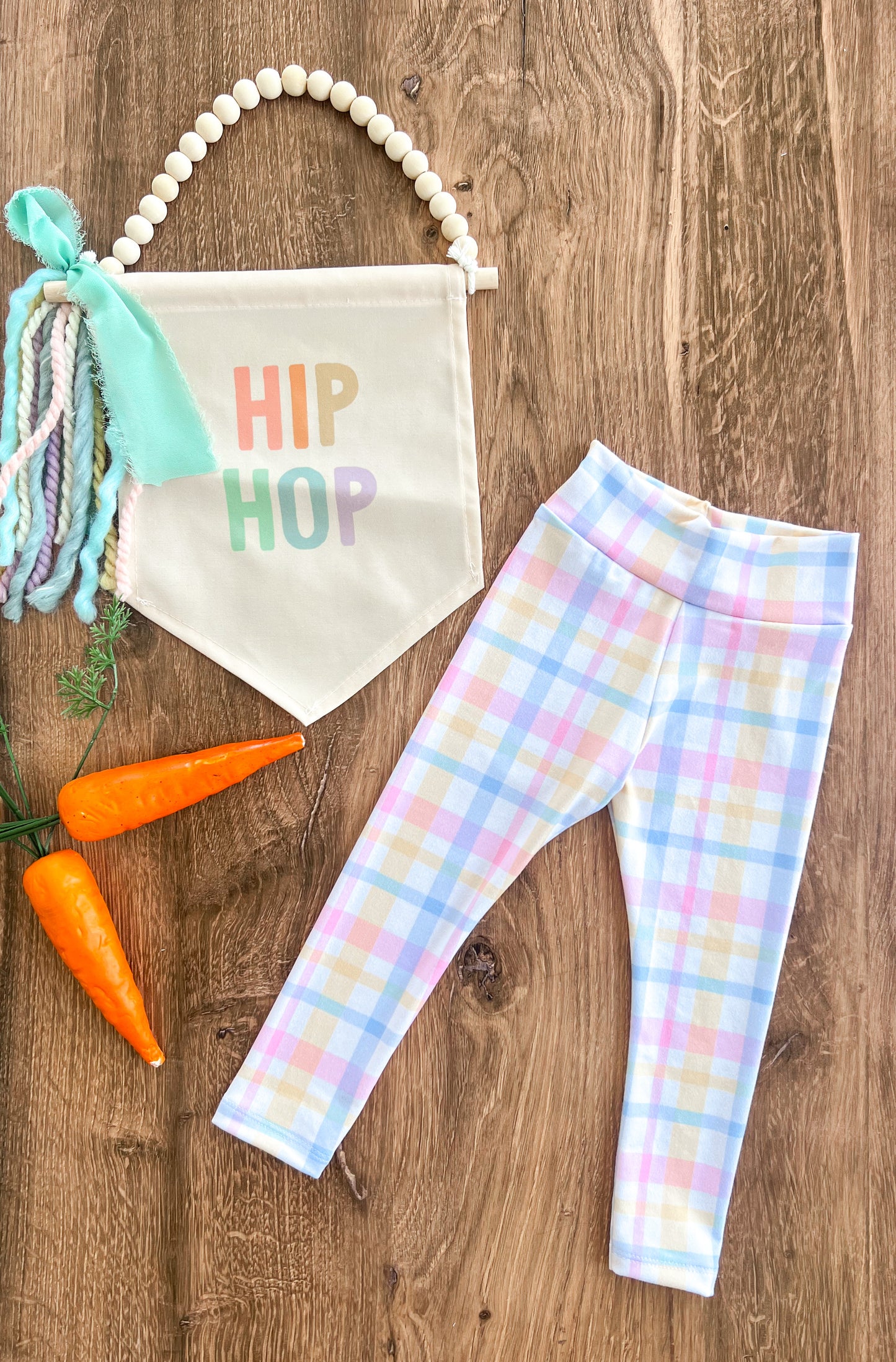 18/24M-7T Easter Morning Gingham Leggings