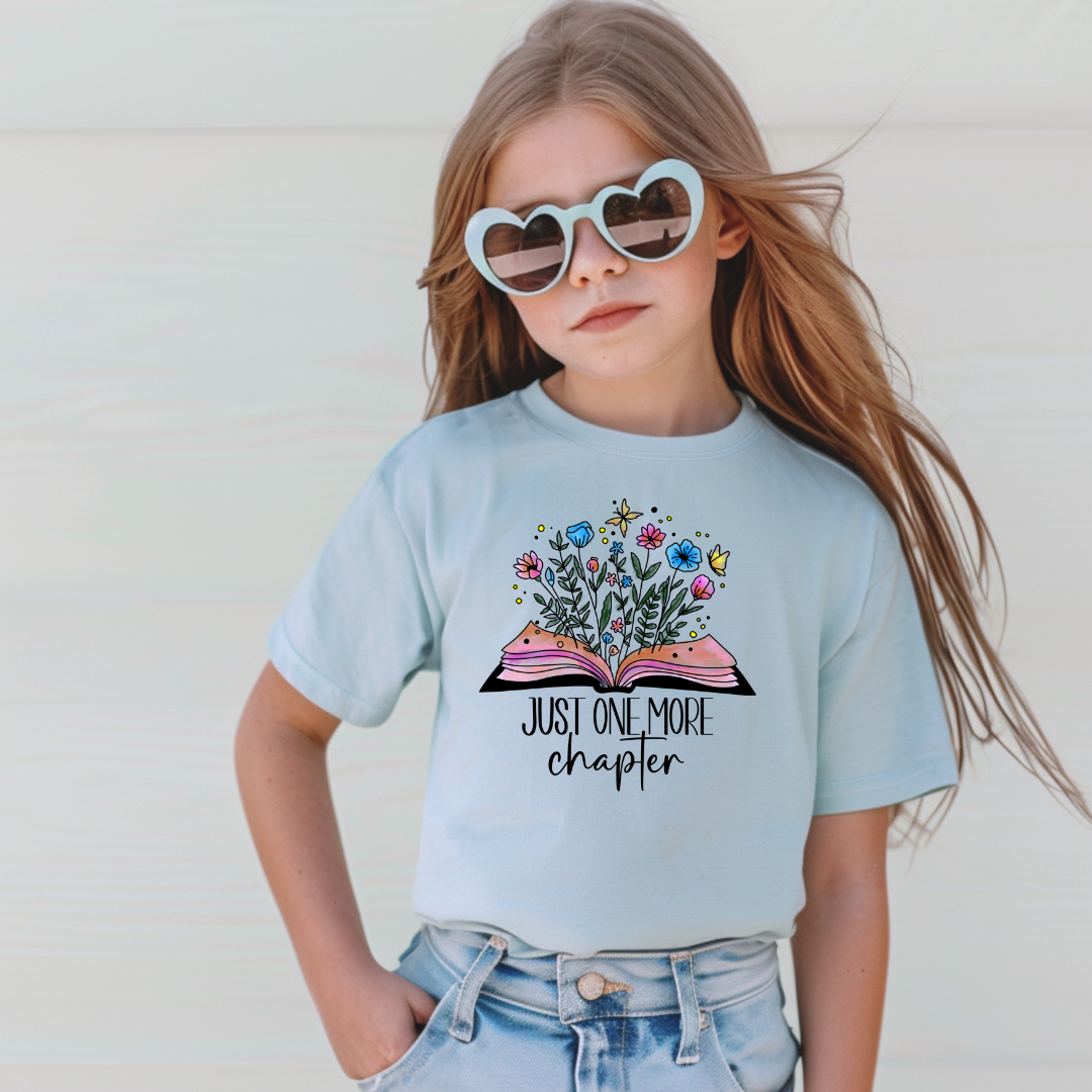 Just One More Chapter Youth Tees
