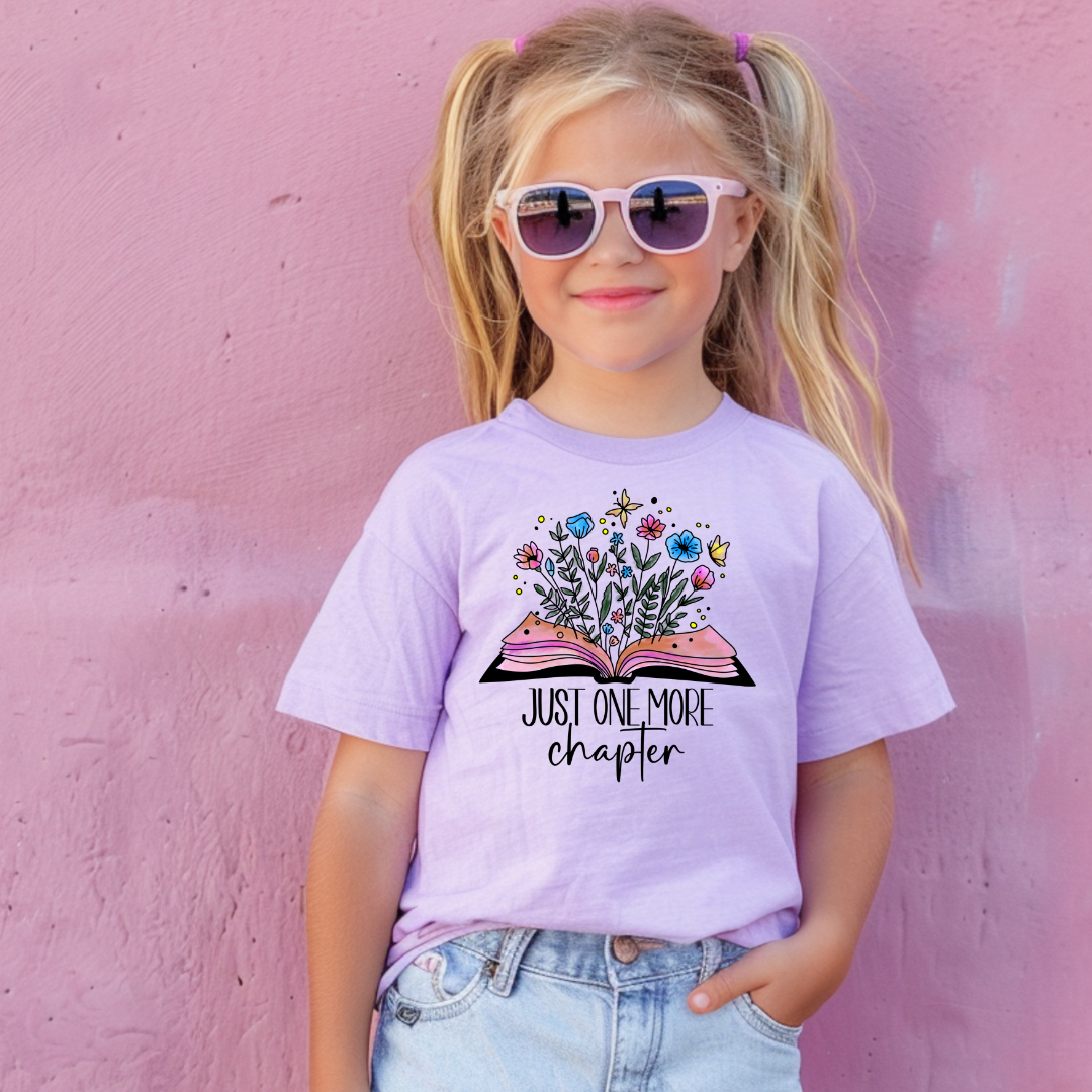 Just One More Chapter Youth Tees