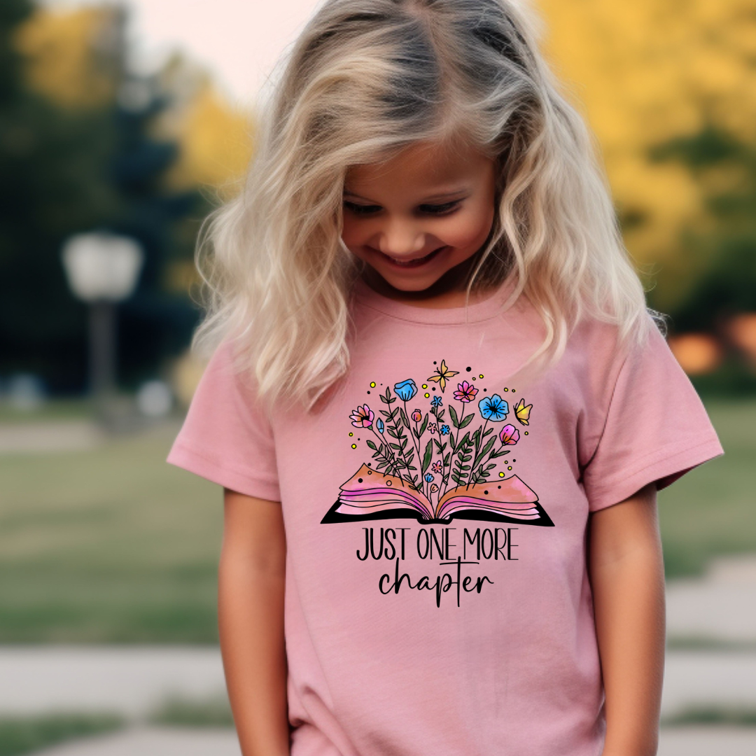 Just One More Chapter Youth Tees