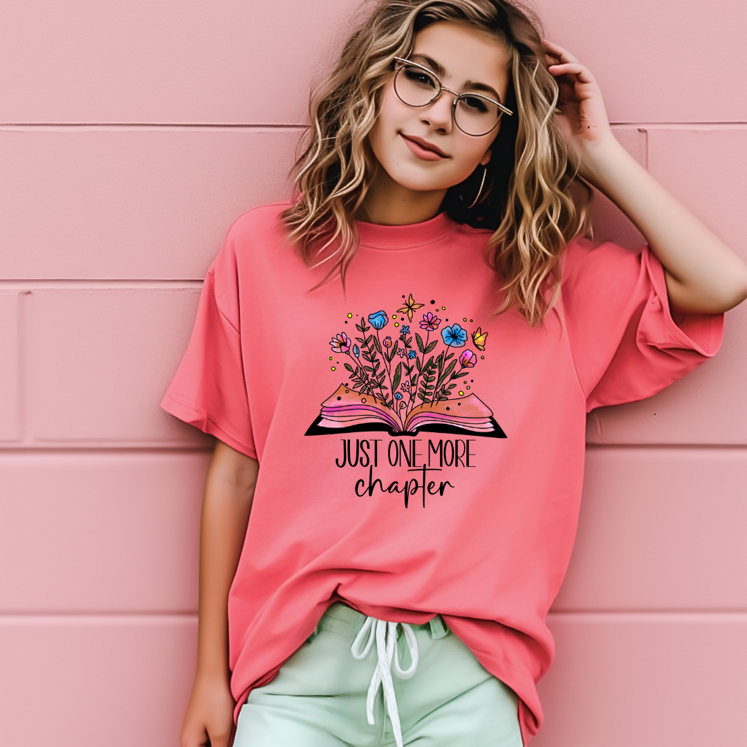 Just One More Chapter Youth Tees