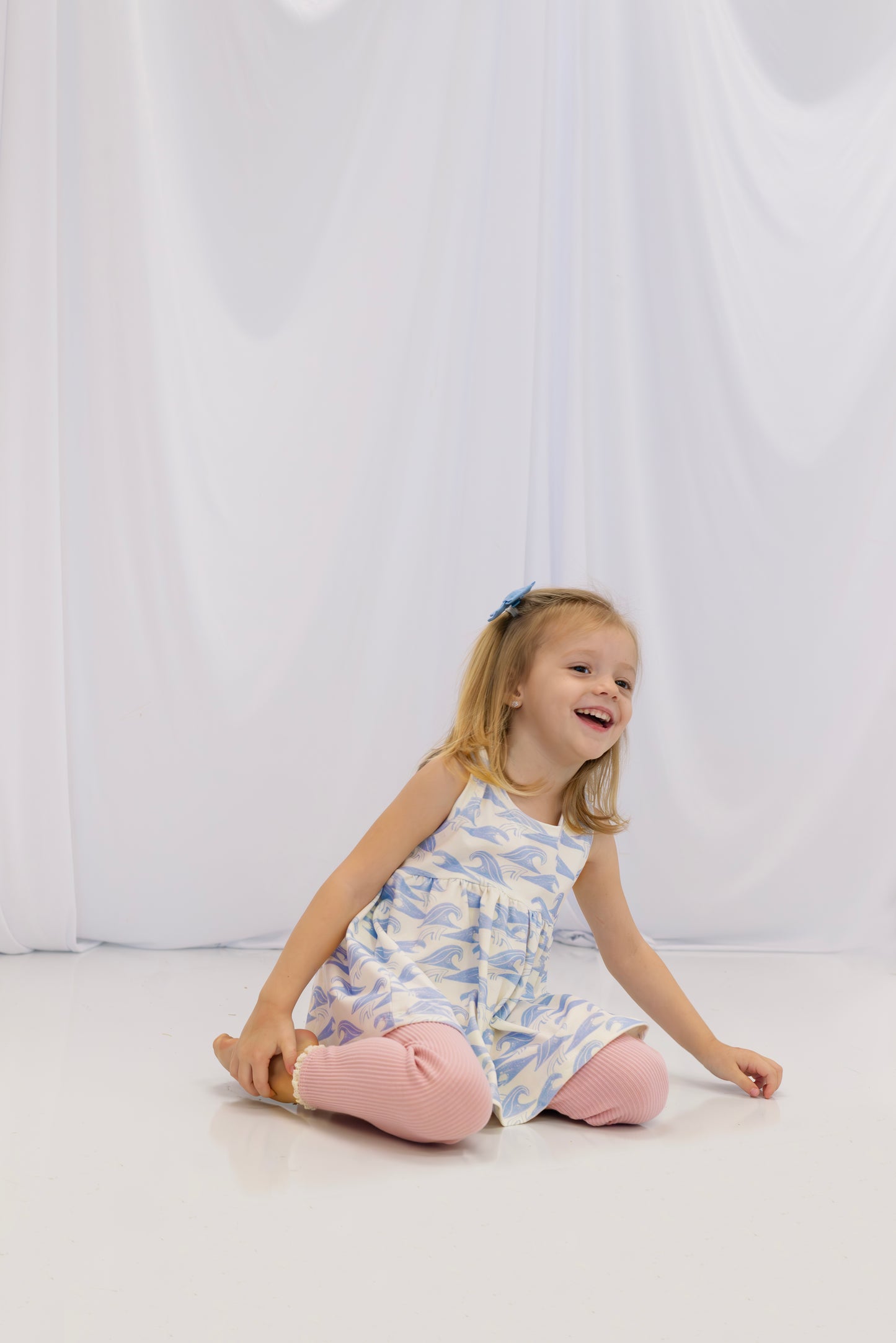 Organic American-Milled Captiva Pass Ruffle Peplum