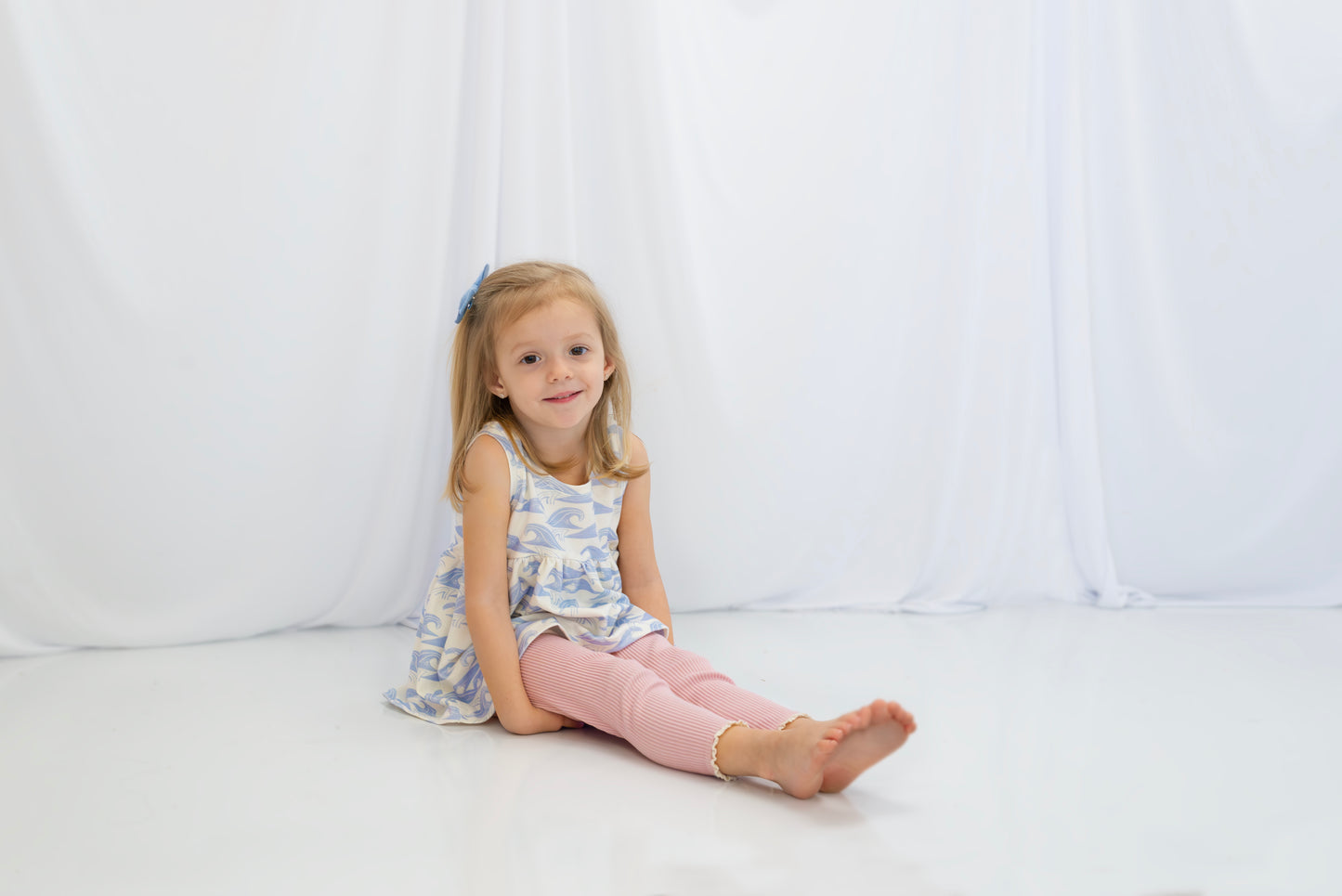 Organic American-Milled Captiva Pass Ruffle Peplum