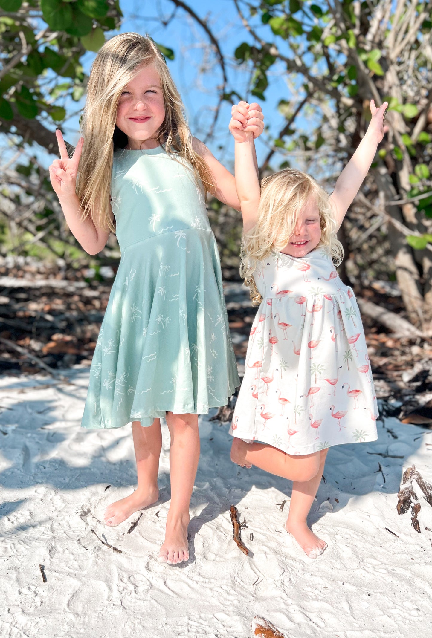 Organic American-Milled Between the Palms Sweetheart Dress