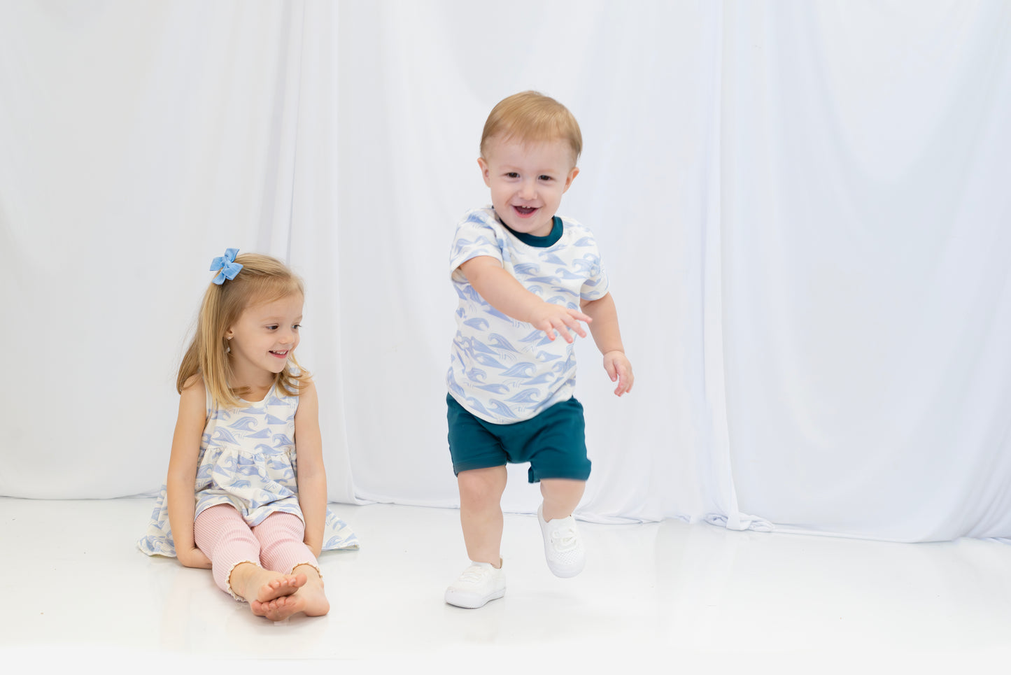 Organic American-Milled Captiva Pass Ruffle Peplum