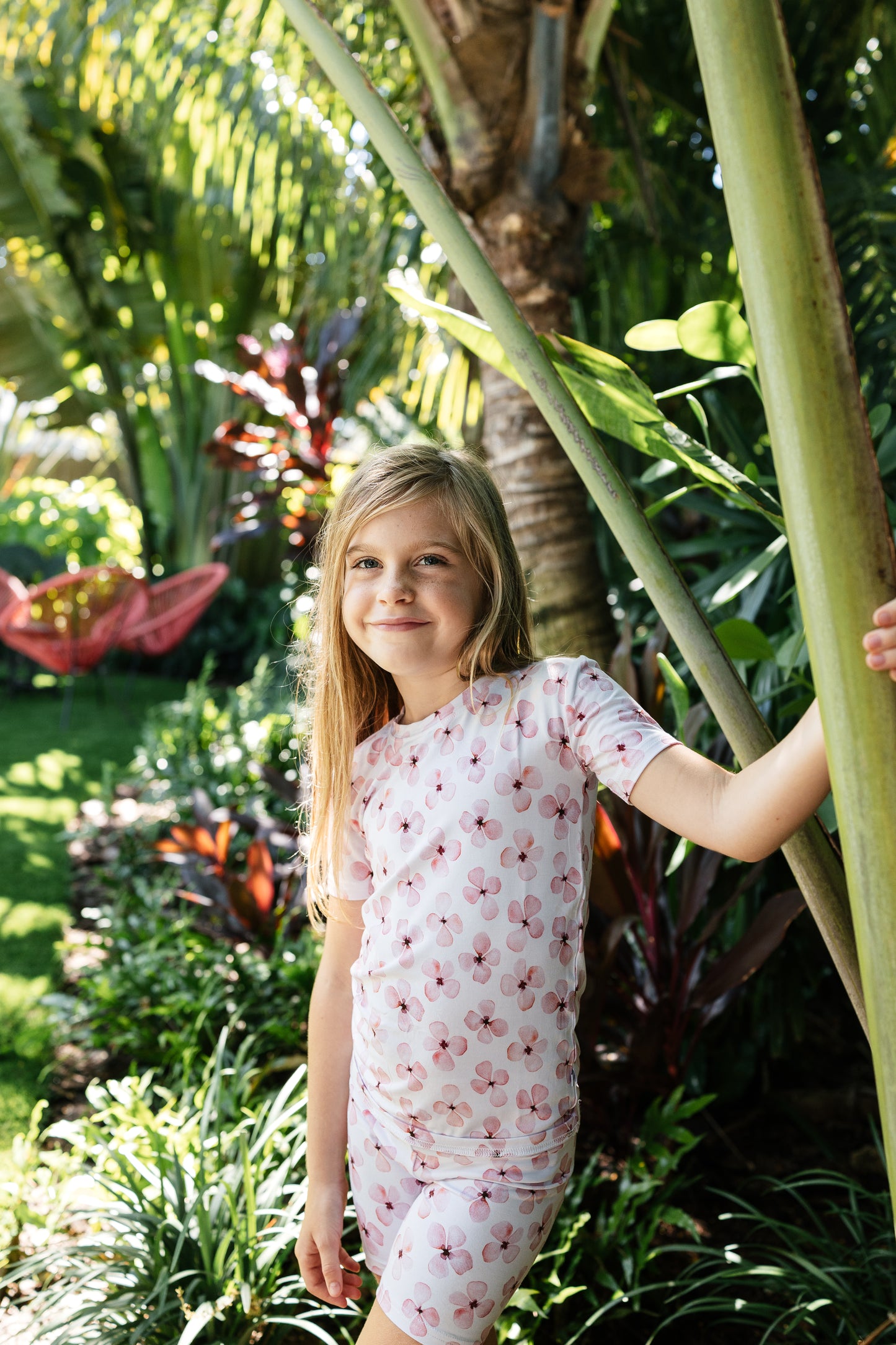 Short Sleeve with Shorts Two Piece Sets (2T- 7/8)