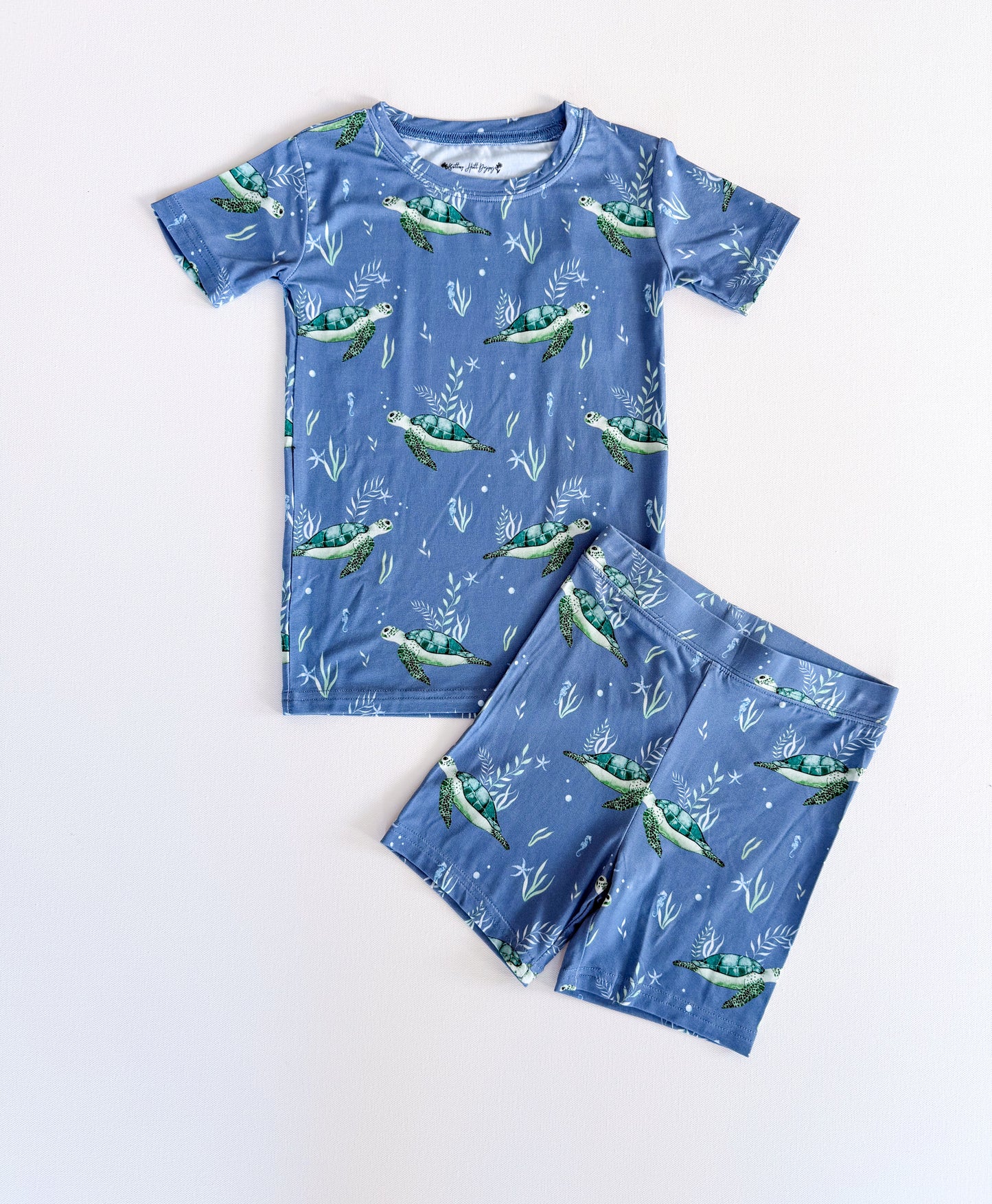 Short Sleeve with Shorts Two Piece Sets (2T- 7/8)