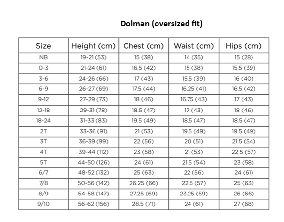 Solid Dolmans (Sizes 0/3M-9/10)