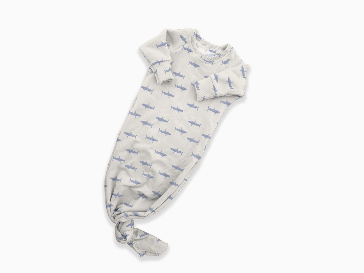 Willy the Whale Shark Knotted Gown + Hat