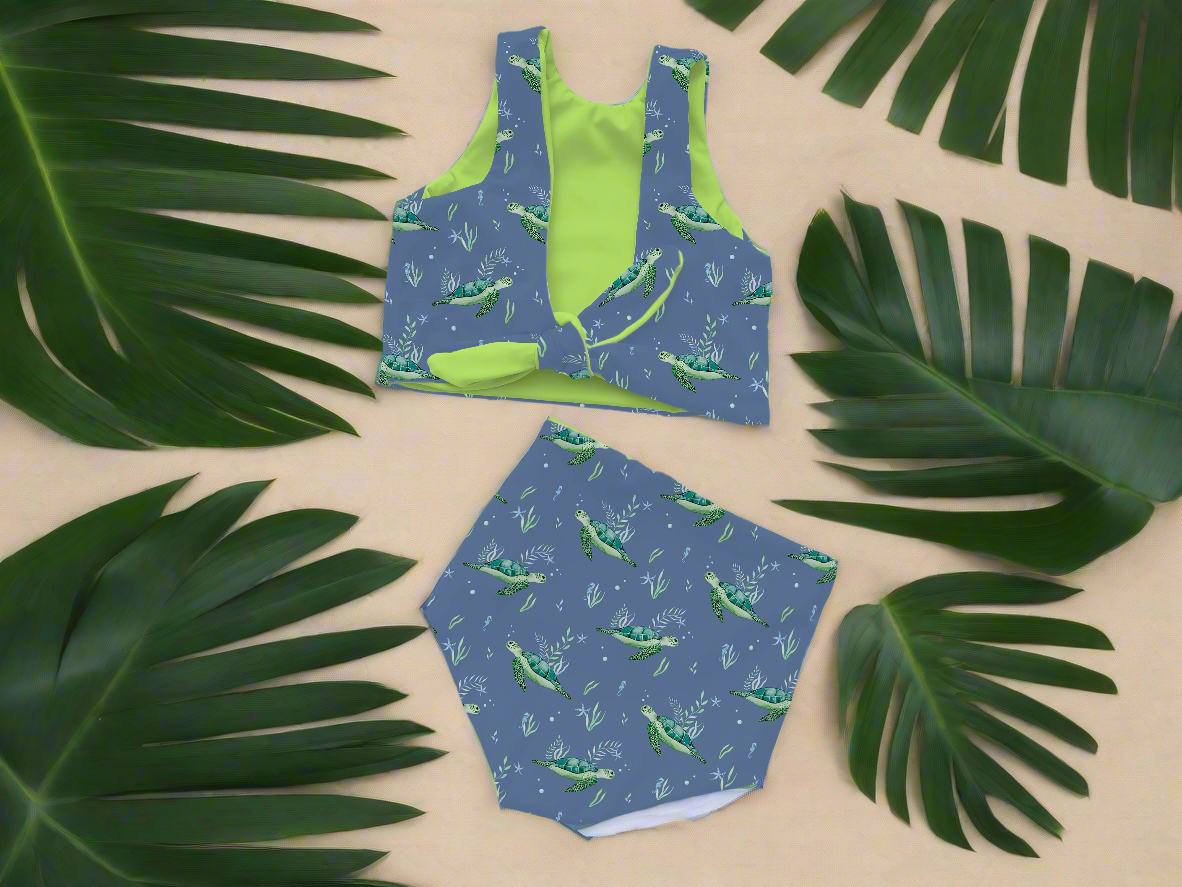 Reversible Two-Piece Swim (multiple options)