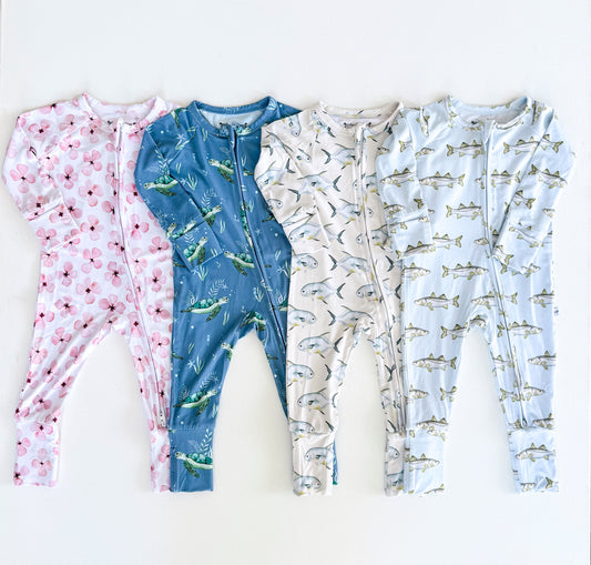 Zippy Sleepers with Fold Over Cuffs (0/3M-12/18M)