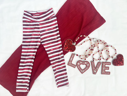 3T Vintage Striped Leggings