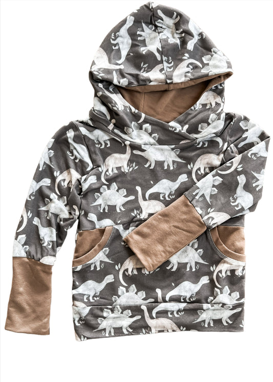 Parker the Dinosaur Grow With Me Hoodie