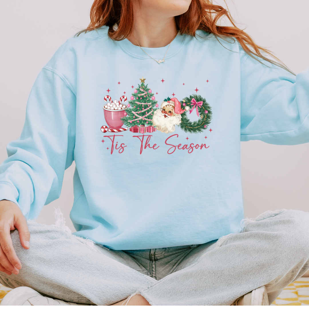 Tis the Season Comfort Colors Crewneck Sweatshirt