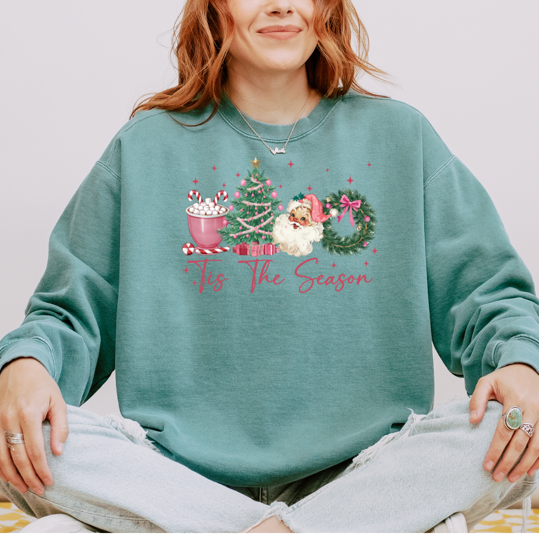 Tis the Season Comfort Colors Crewneck Sweatshirt