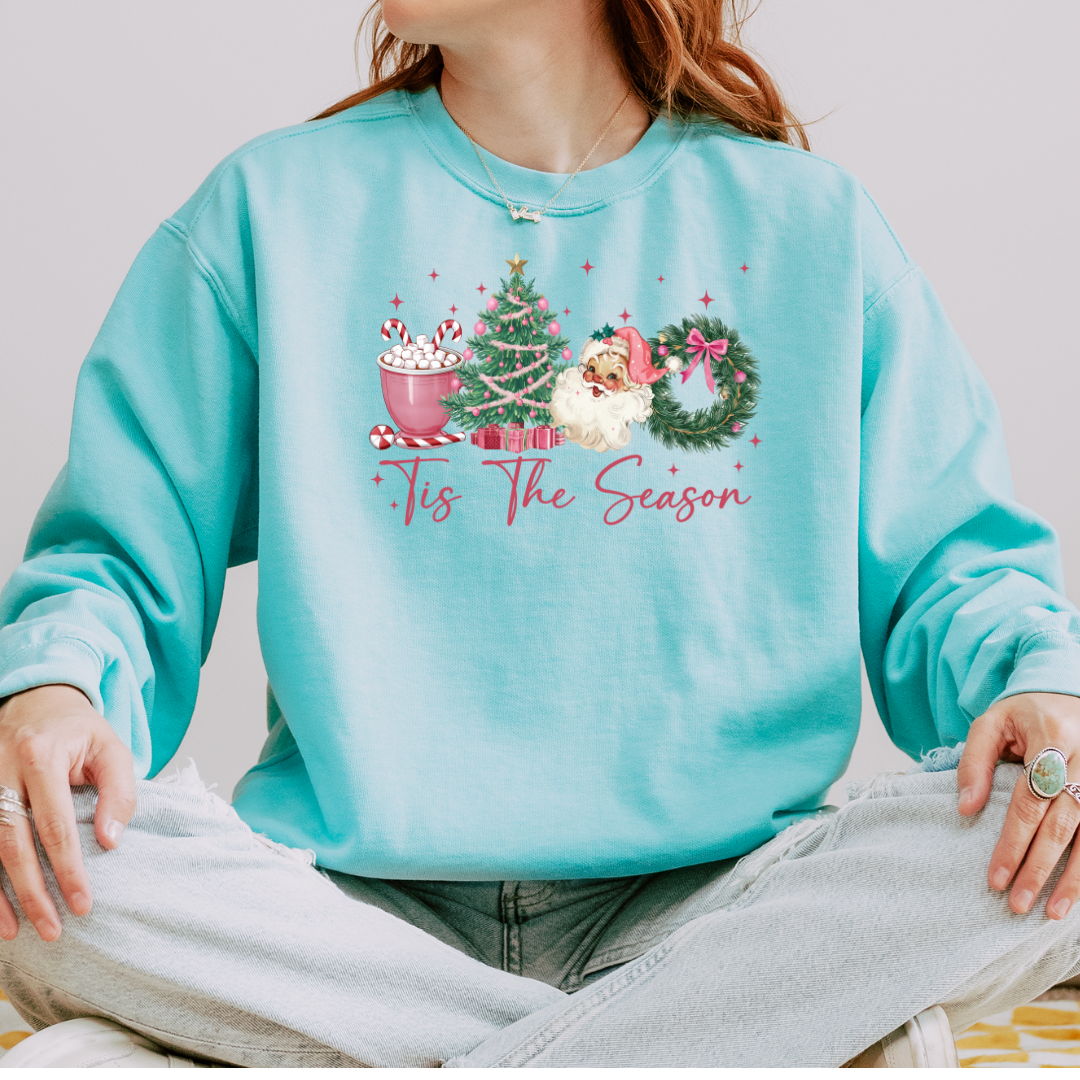 Tis the Season Comfort Colors Crewneck Sweatshirt