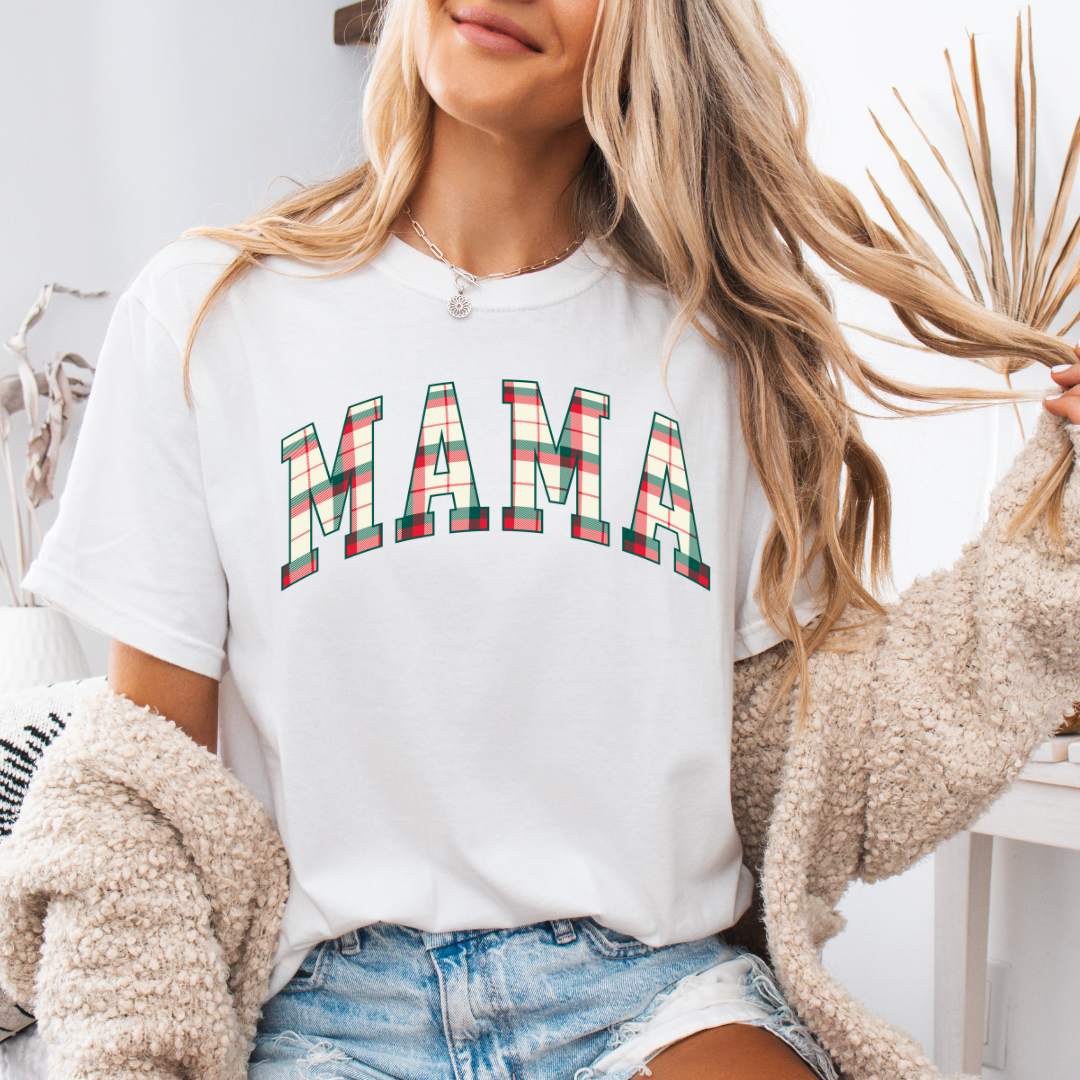 Mama Comfort Colors Short or Long Sleeve Tees