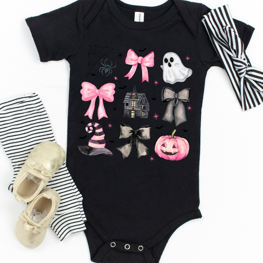 All Pink Halloween (Infant Bodysuits)