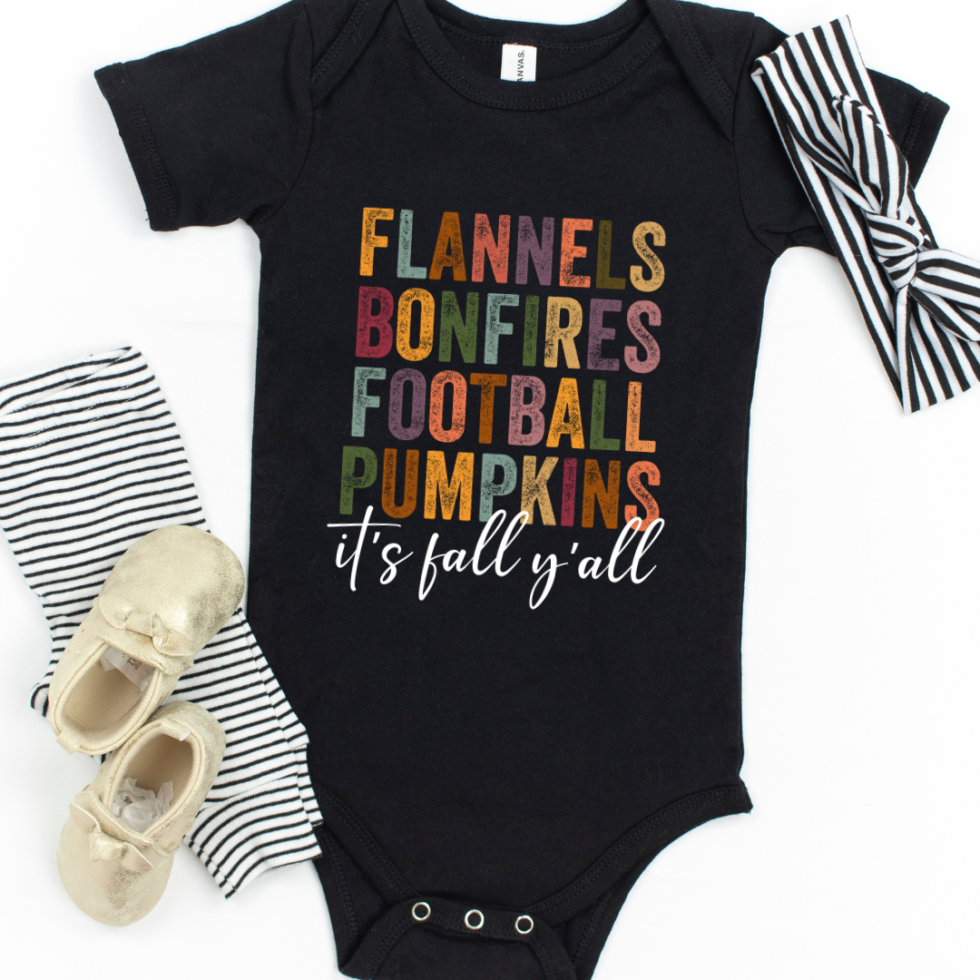 It's Fall Ya'll (Infant Bodysuits)