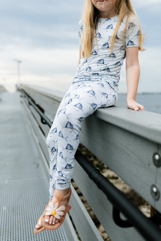 Sailfish Short Sleeve with Pants Two-Piece Sets (2T- 7/8)