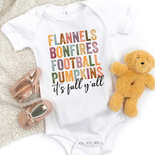 It's Fall Ya'll (Infant Bodysuits)