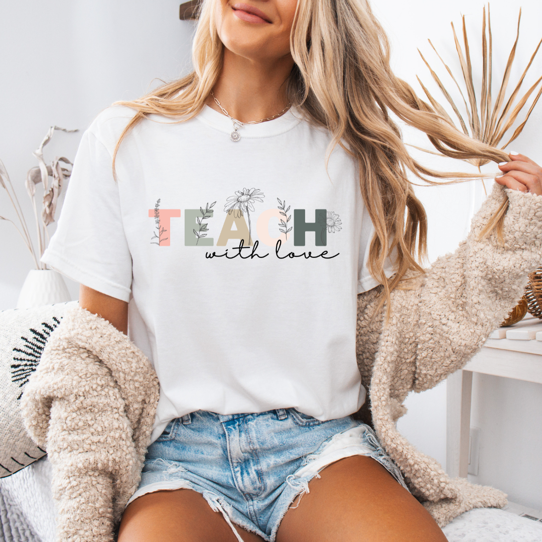 Teach with Love Tee
