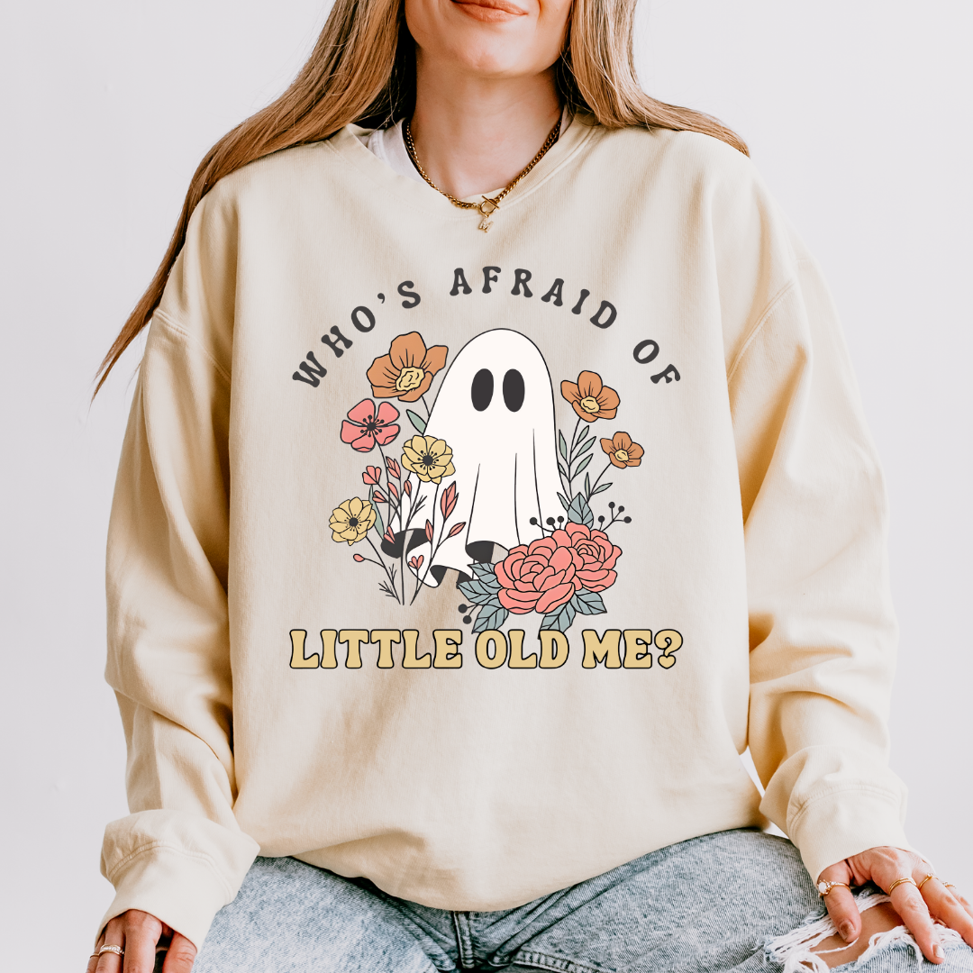 Floral Ghost Long Sleeve Tee