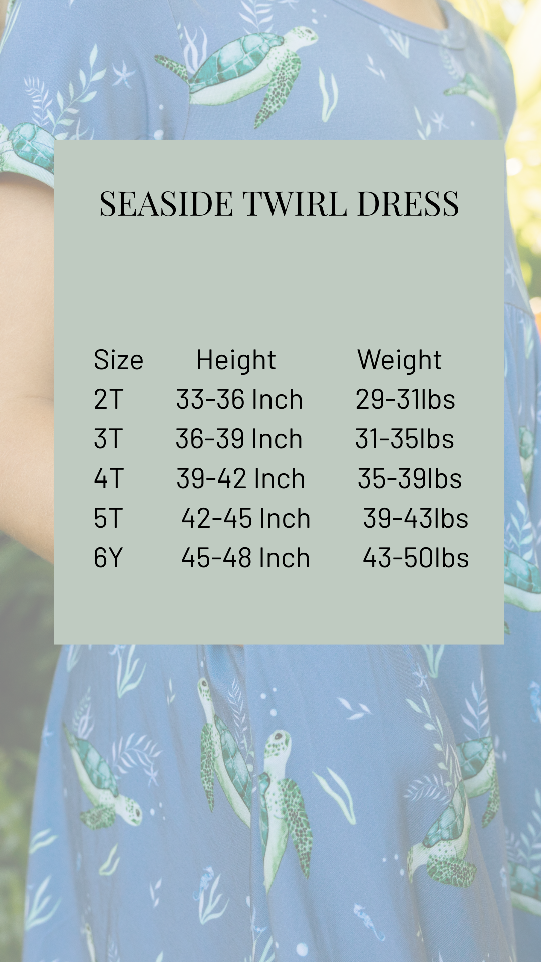 Seaside Dresses (2T- 6Y)