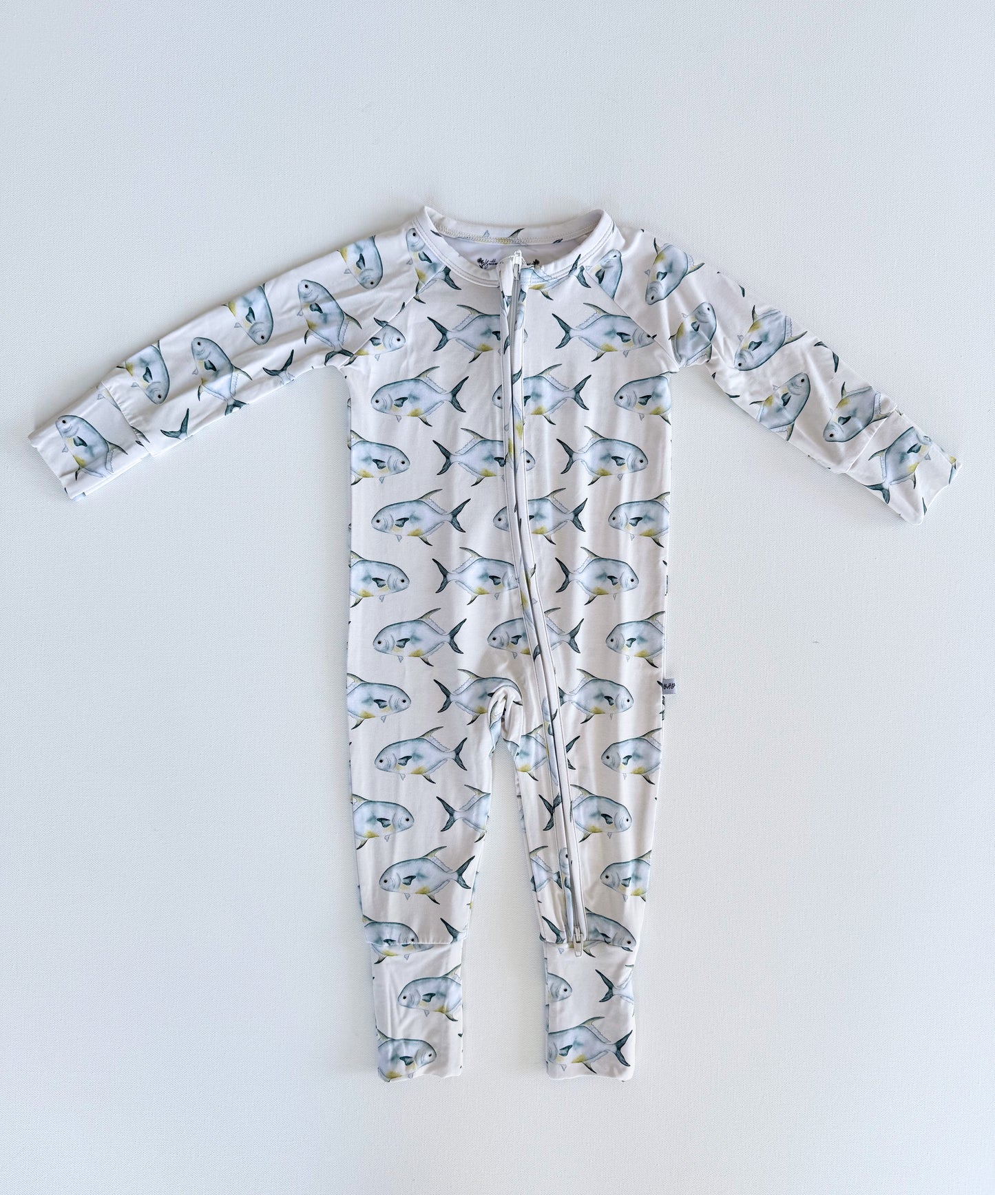 Zippy Sleepers with Fold Over Cuffs (0/3M-12/18M)