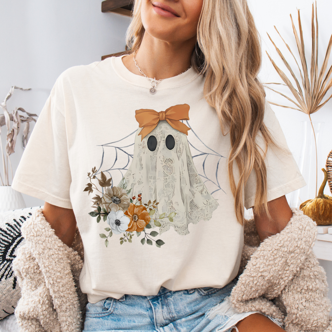 Lacey Boho Ghost Short Sleeve Tee