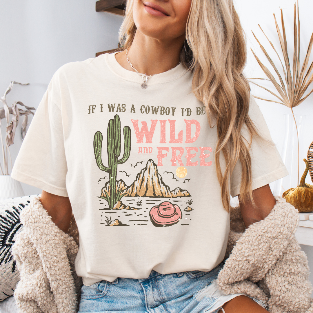 Wild and Free Adult Short Sleeve Tee