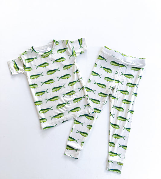 Mahi Short Sleeve with Pants Two-Piece Sets (2T- 7/8)