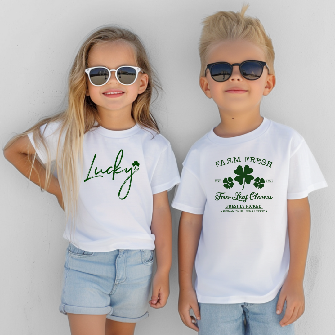 Lucky Clover Youth Short Sleeve Tee