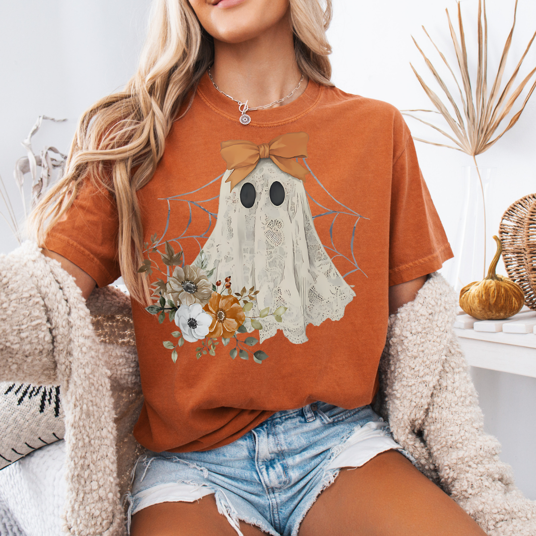 Lacey Boho Ghost Short Sleeve Tee