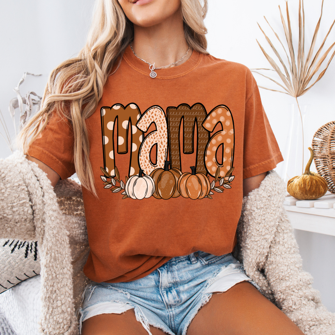 Fall Mama Short Sleeve Tee