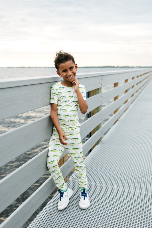 Mahi Short Sleeve with Pants Two-Piece Sets (2T- 7/8)