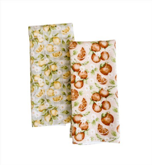 15" x 25" Summer Fruit Subli-Plush Kitchen Towels