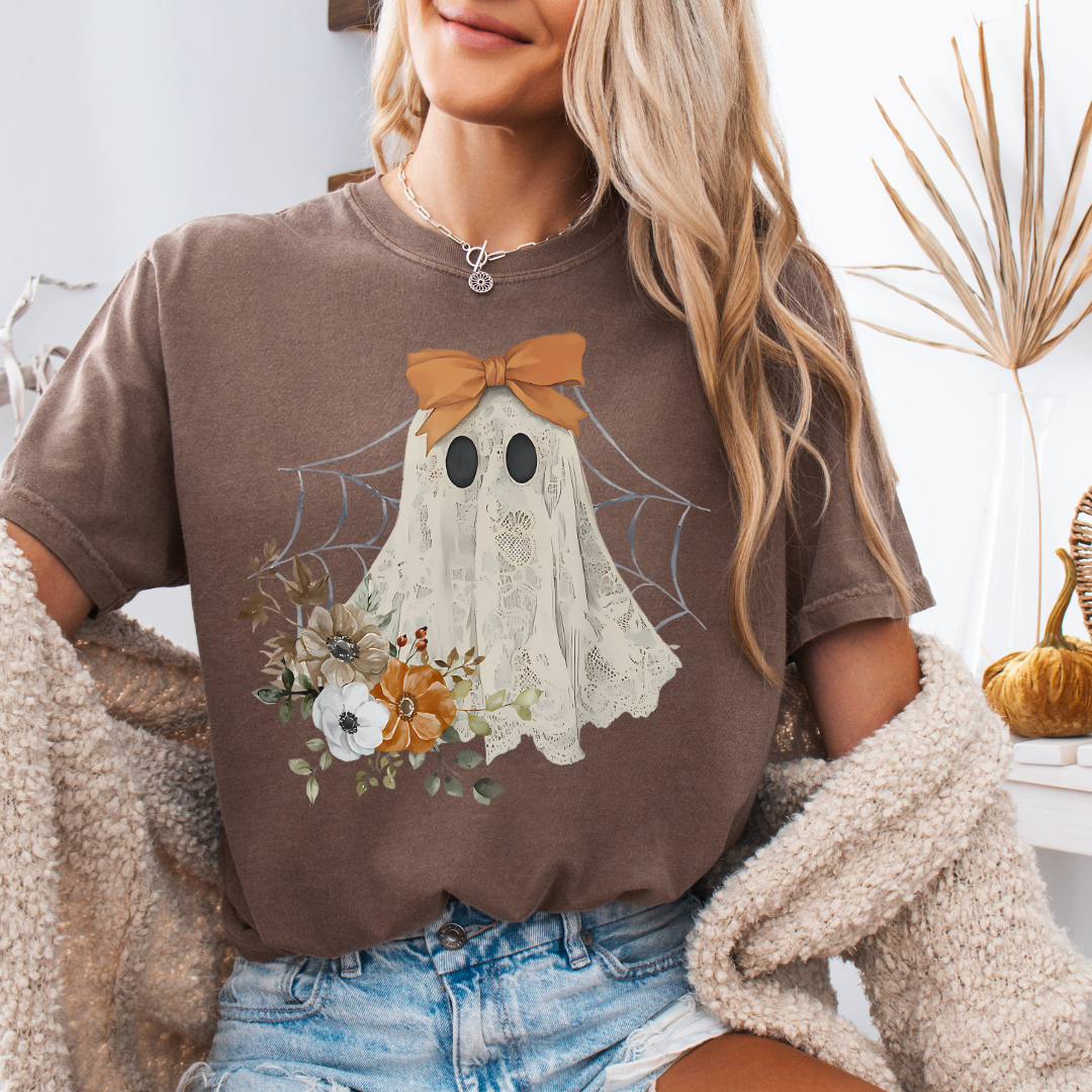 Lacey Boho Ghost Short Sleeve Tee