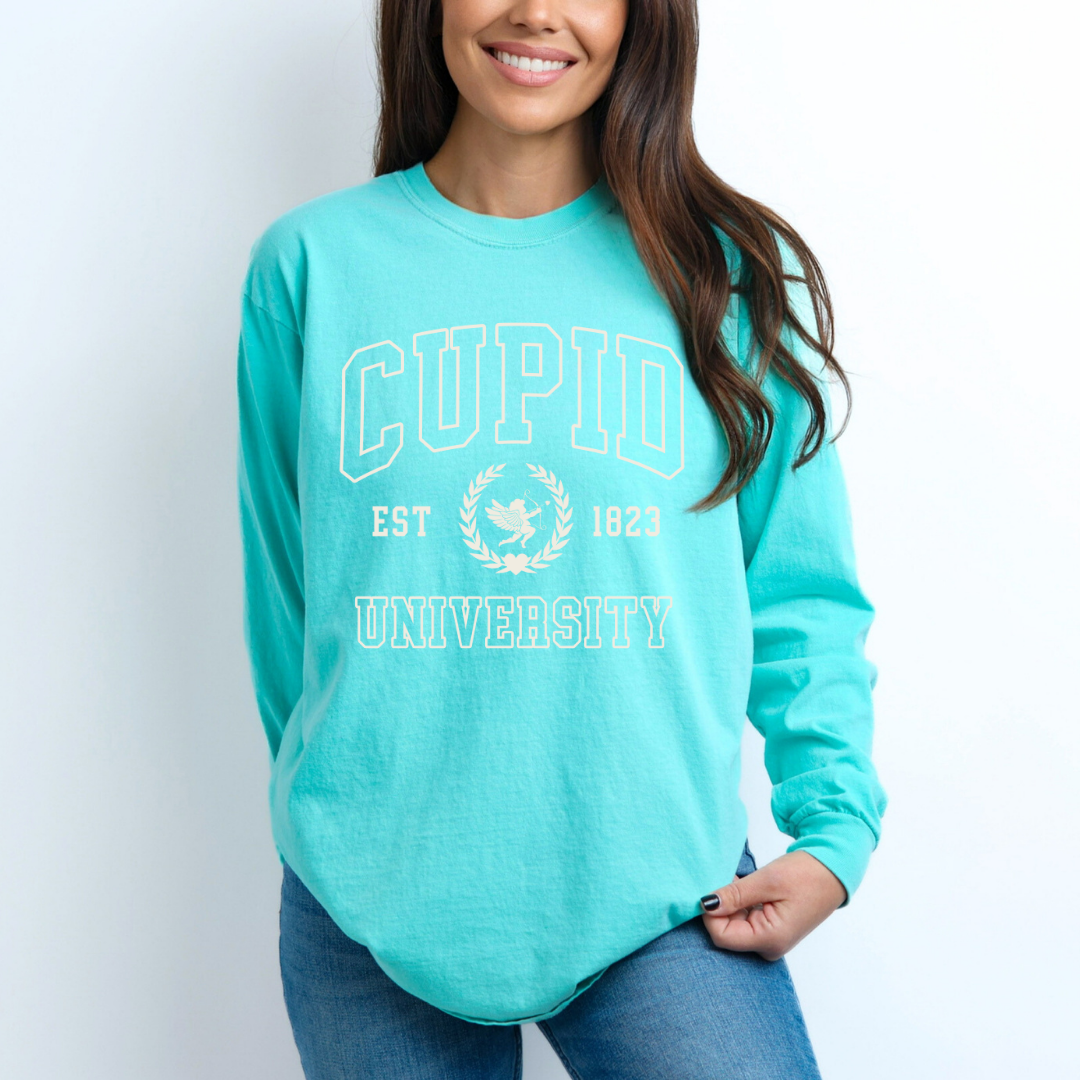 Cupid University Long Sleeve Tee