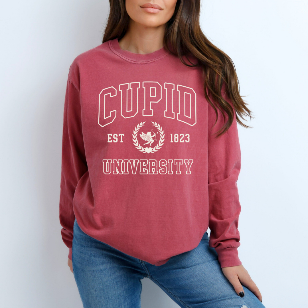 Cupid University Long Sleeve Tee