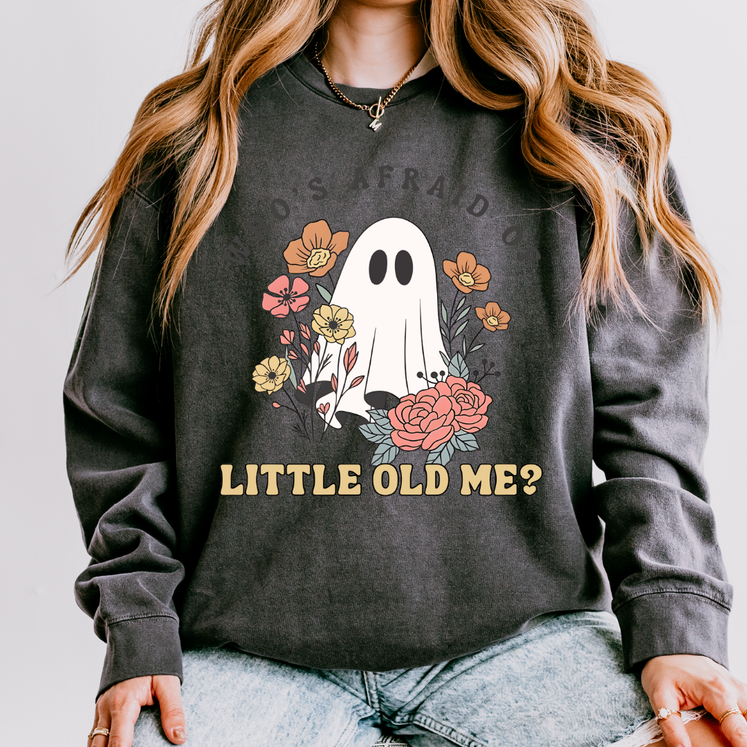 Floral Ghost Long Sleeve Tee