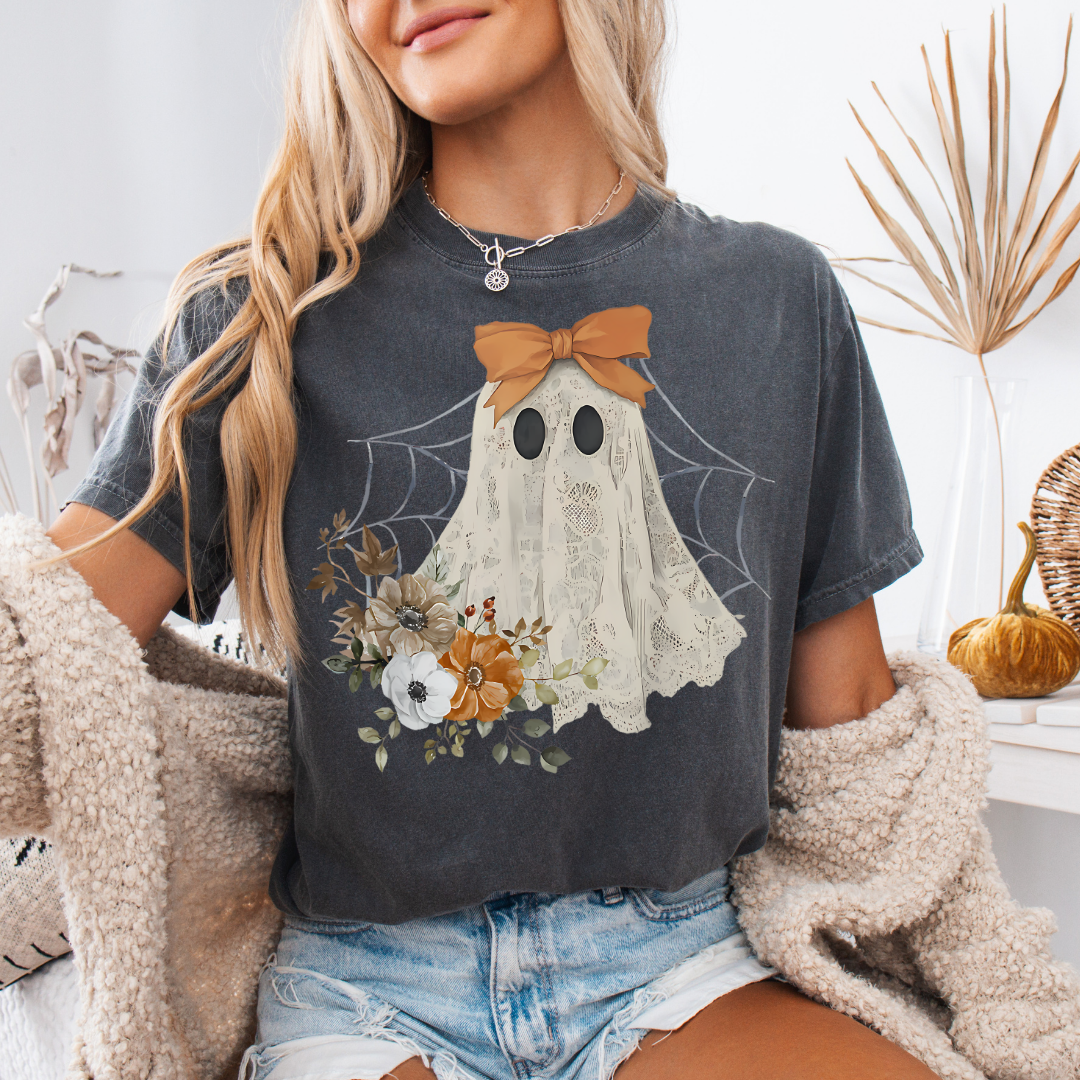 Lacey Boho Ghost Short Sleeve Tee