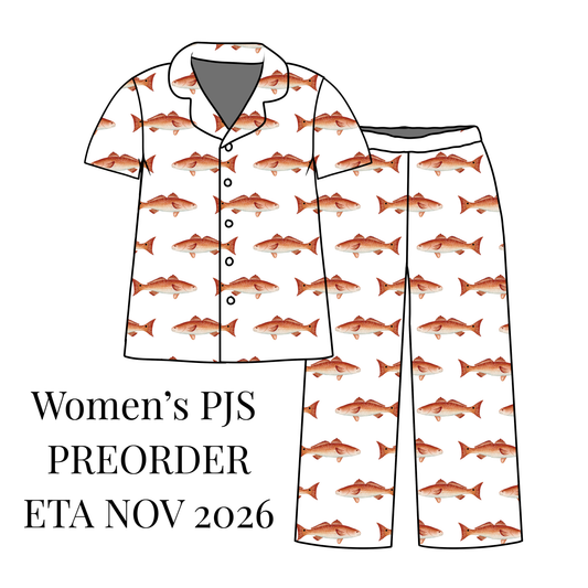 Redfish Women's Short Sleeve + Pants PREORDER *SHIPS NOVEMBER 2026*