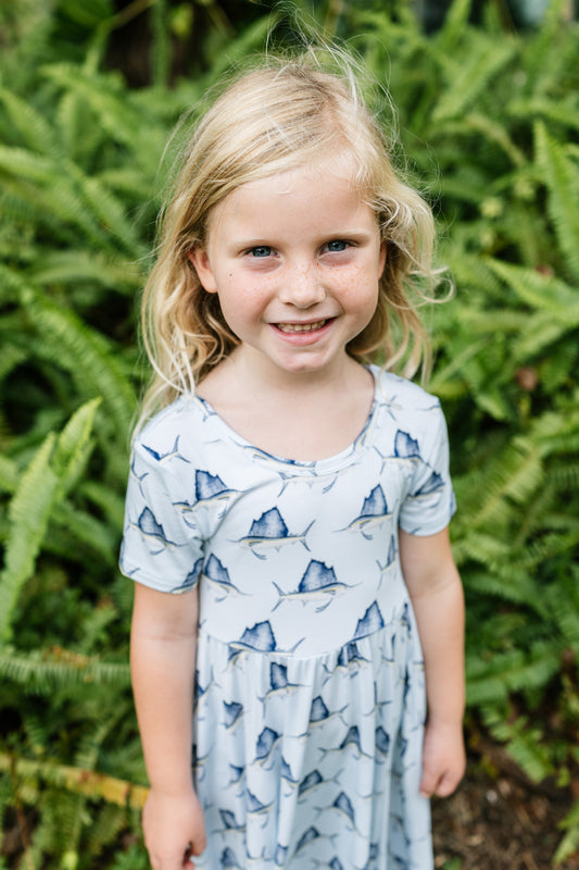 Sailfish Seaside Dresses (2T- 6Y)