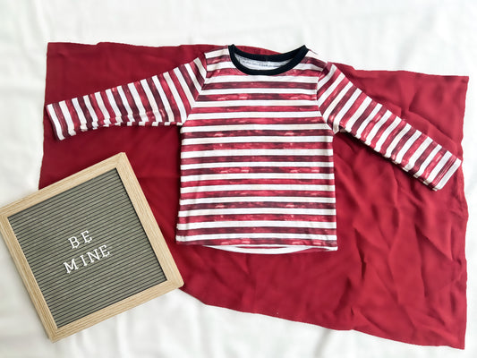 4T Vintage Striped Basic Tee