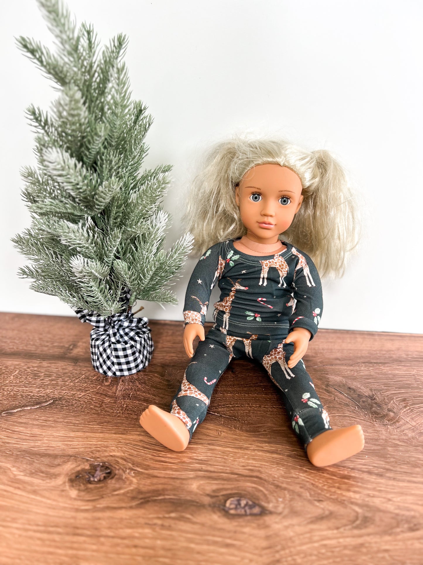 Holiday Doll PJs for 13"-18" Dolls