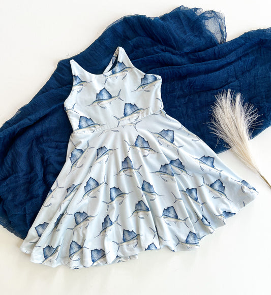 4T and 5T (XS)  Sailfish Brielle Dress