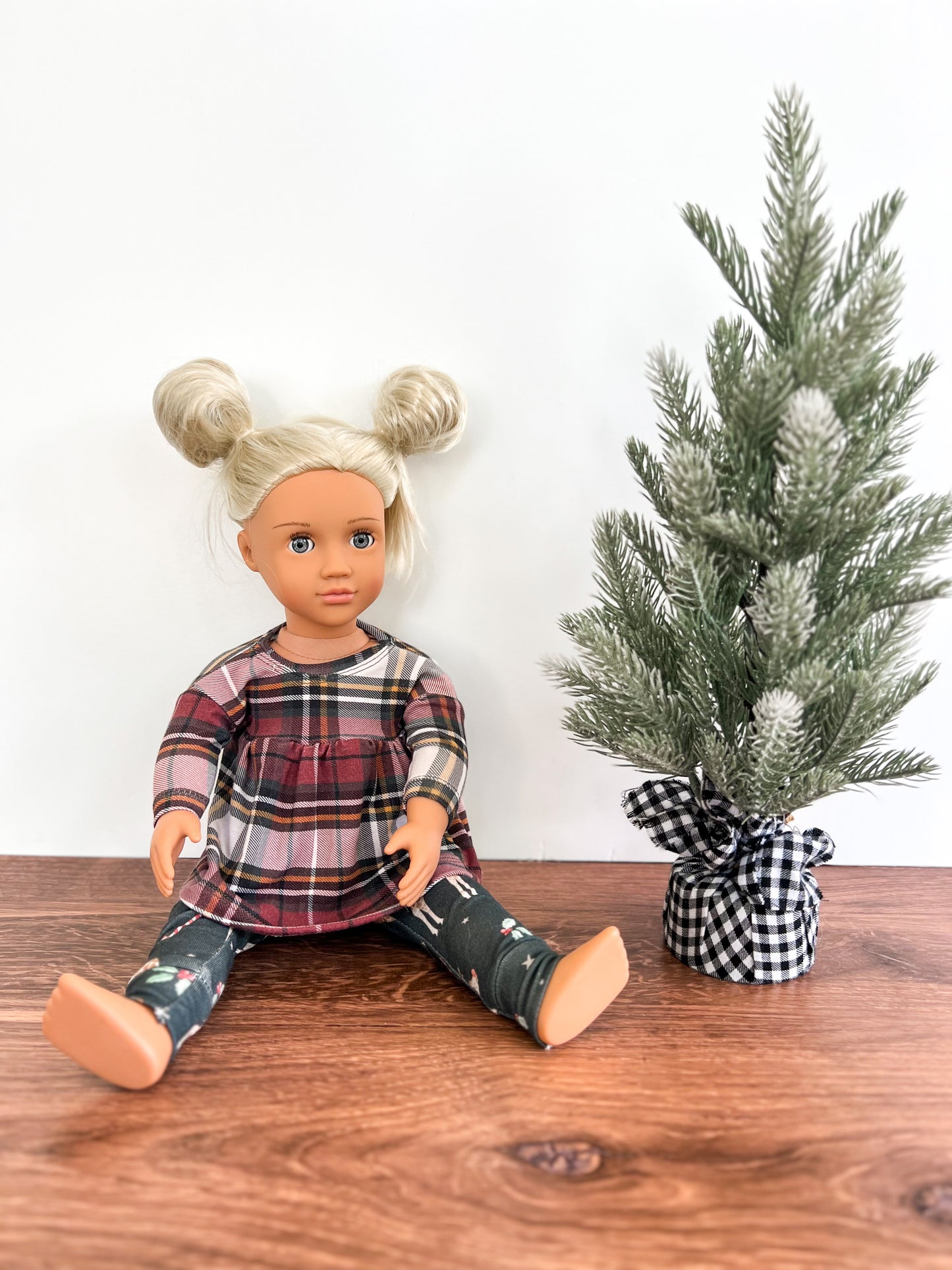 Holiday Doll Parker Dress or Top for 13"-18" Dolls