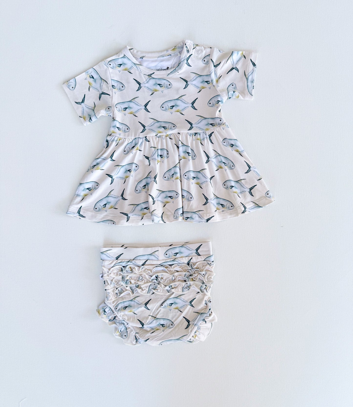 Peplum and Ruffle Bloomer Sets (0/3M-12/18M)