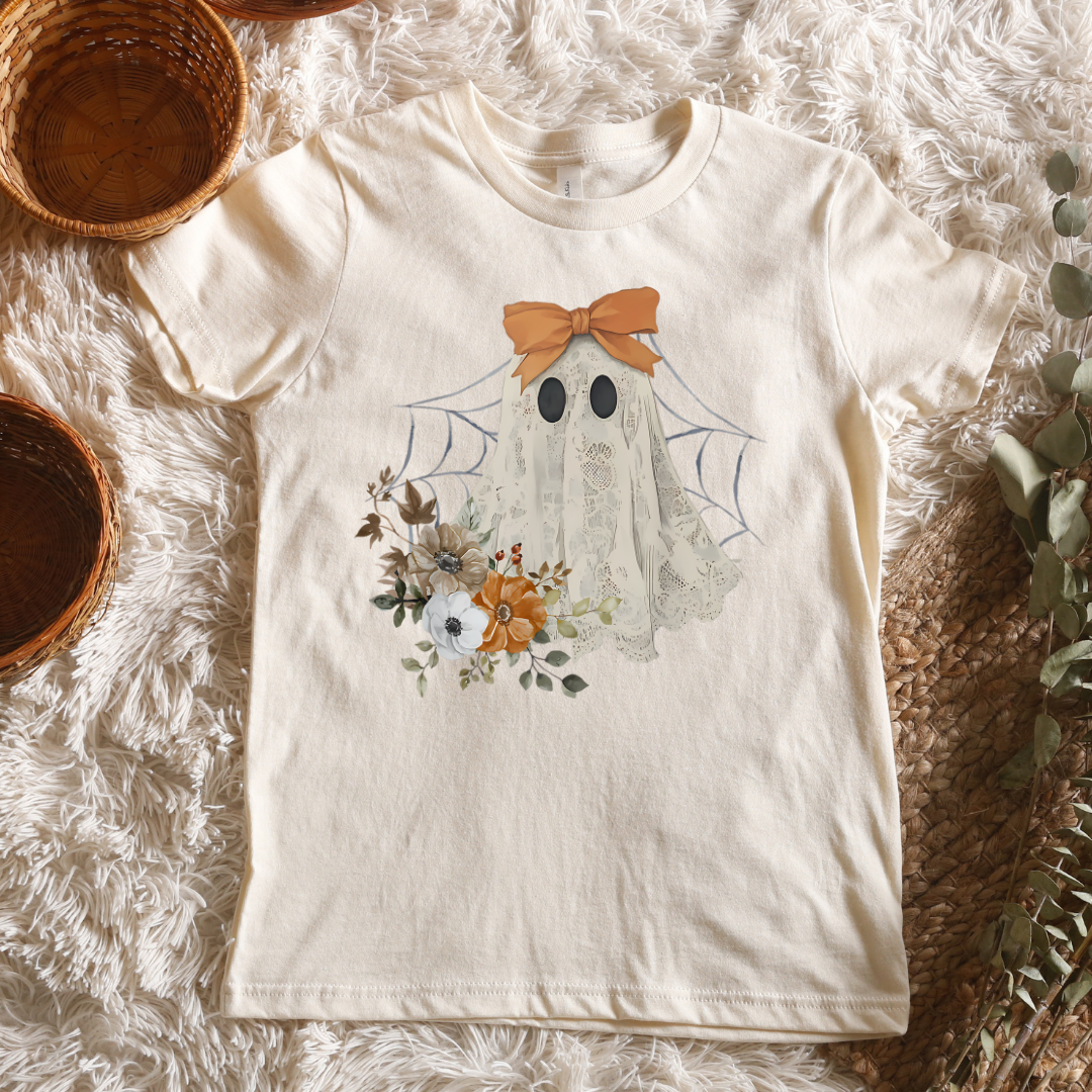 Lacey Boho Ghost Short/ Long Sleeve Tees (Toddler/ Youth Sizes)